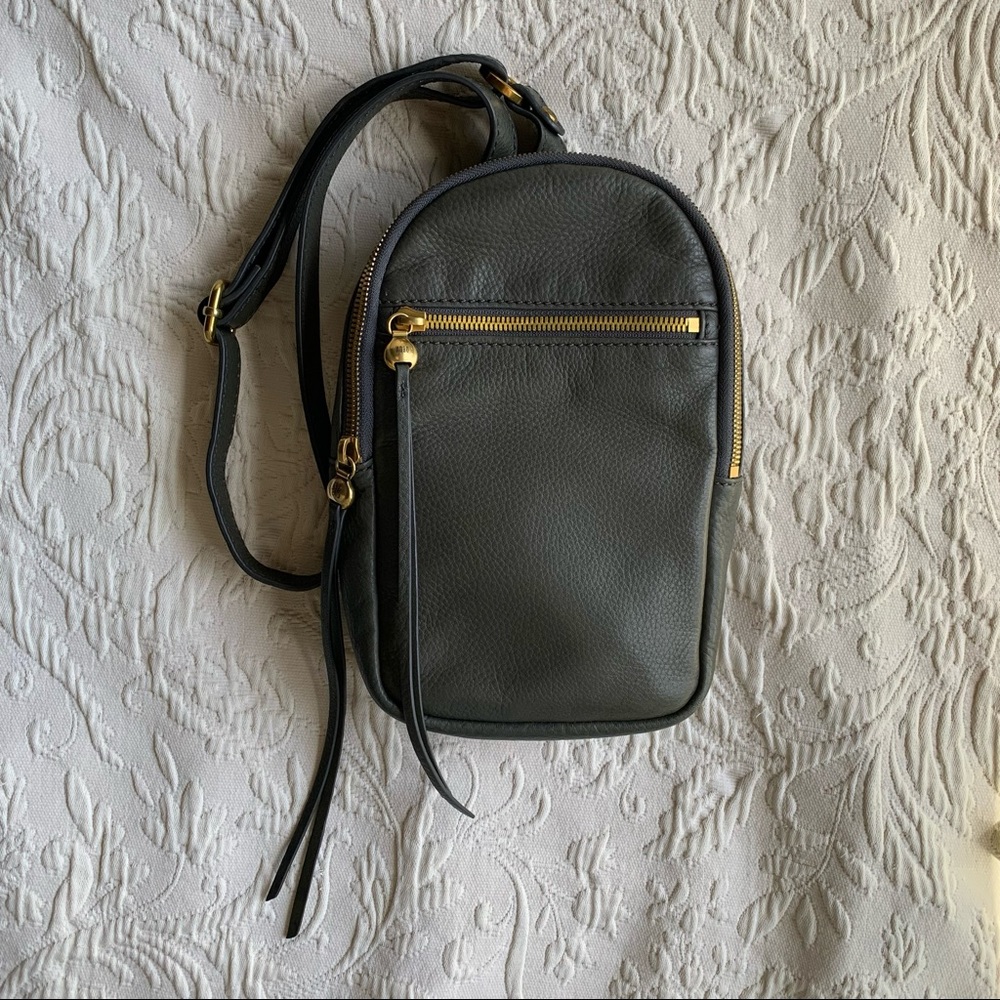 EUC Hobo Mini Sling Backpack in grey-green